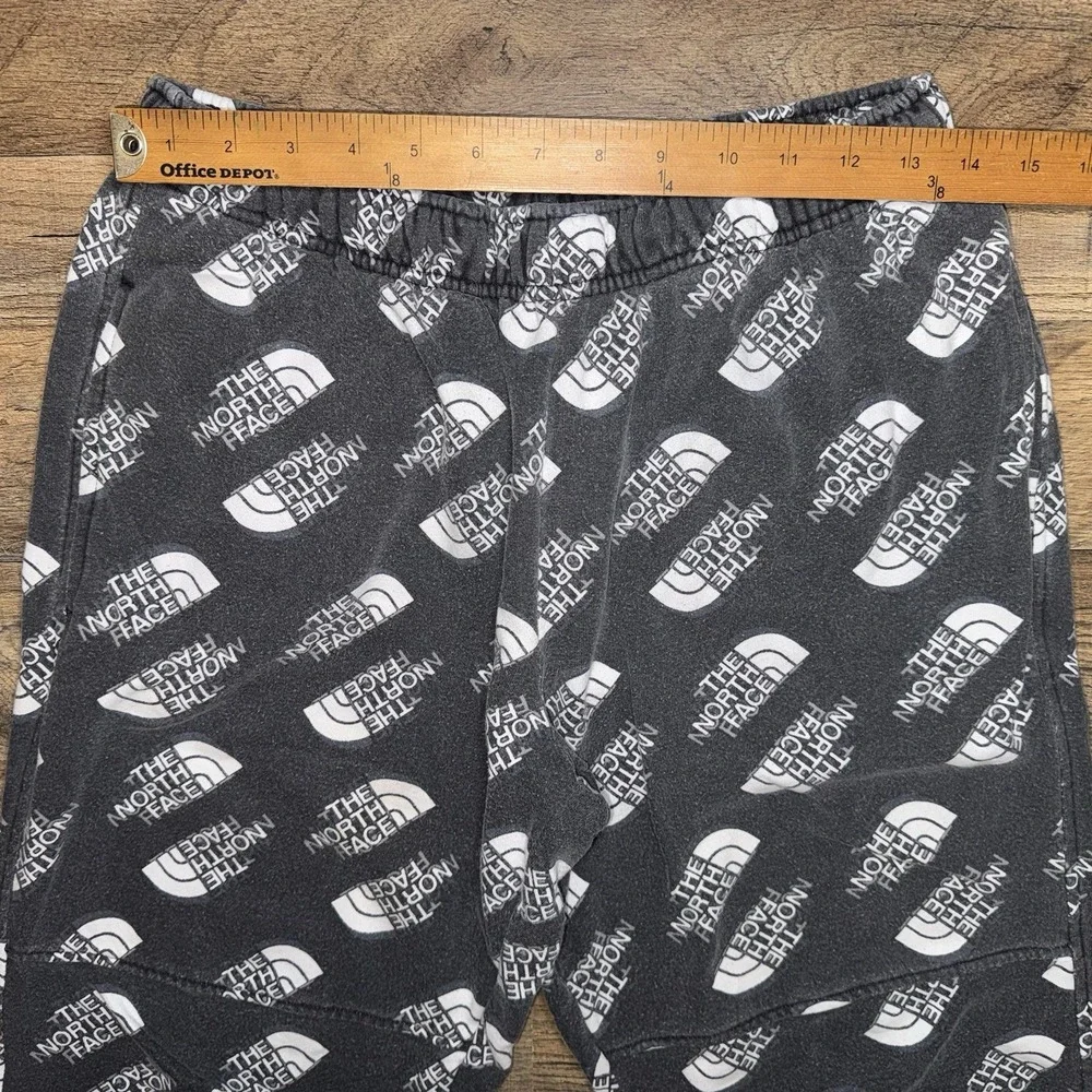 The North Face Men's Printed Tech Fleece Pants Black Size Medium